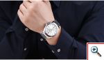 Ανδρικό Ρολόι CURREN M8072 Silver & White