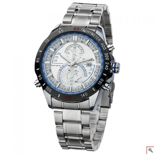 Ανδρικό Ρολόι CURREN M8149 Silver & Blue