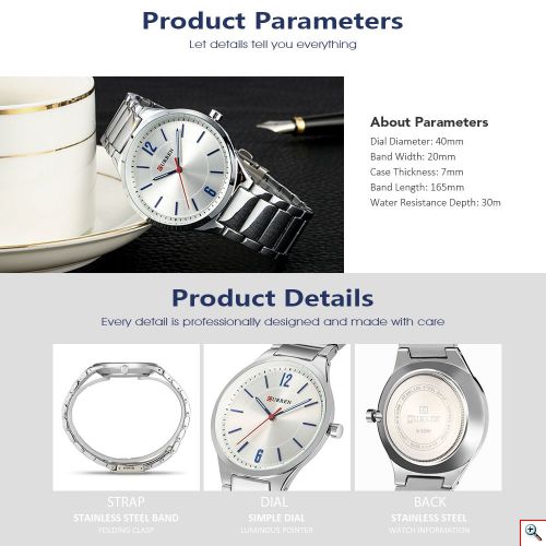 Ανδρικό Ρολόι Curren 8280 - Male Quartz Watch