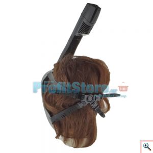 Sub Full Face Snorkel Mask Xifias 850 BLACK - Ολοπρόσωπη Μάσκα με Αναπνευστήρα και Βάση για Action Camera
