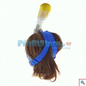 Sub Full Face Snorkel Mask Xifias 857 BLUE - Ολοπρόσωπη Μάσκα με Αναπνευστήρα και Βάση για Action Camera