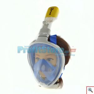 Sub Full Face Snorkel Mask Xifias 857 BLUE - Ολοπρόσωπη Μάσκα με Αναπνευστήρα και Βάση για Action Camera