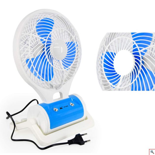 Μίνι Φορητός Ανεμιστήρας Φωτιστικό LED Γραφείου - Portable Mini Fan Led Light
