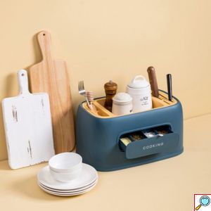 Πλαστική Βάση Οργάνωσης Μπαχαρικών & Κουζινικώ 40x25x21cm