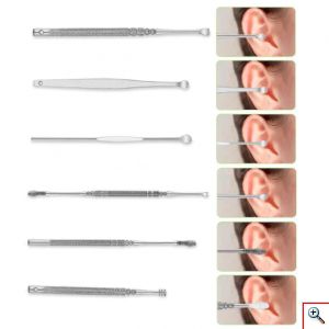 Σετ Εργαλεία Καθαρισμού Αυτιών - Glamza 6pc Ear Wax Removal Kit Πως να ξεβουλώσω το αυτί μου