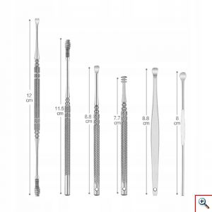 Σετ Εργαλεία Καθαρισμού Αυτιών - Glamza 6pc Ear Wax Removal Kit Πως να ξεβουλώσω το αυτί μου