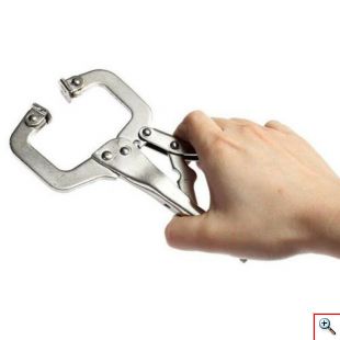 Πένσα Κλειδώματος με Λαβή 6 Ιντσών C – Ασημί