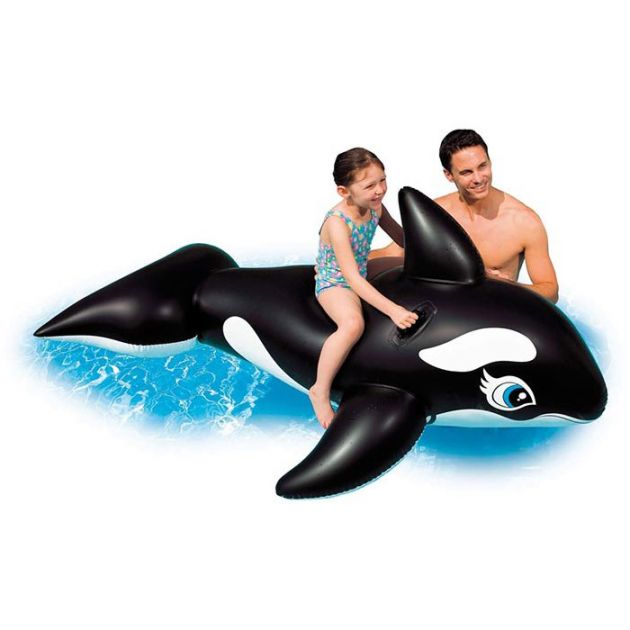 Φουσκωτό Θαλάσσης Φάλαινα 193x119cm - Whale Inflatable Ride-On