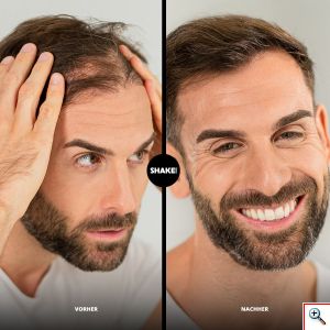 Μικρο-ίνες Φυσικής Κερατίνης με Ψευδάργυρο κατά της Τριχόπτωσης & Αραίωσης των Μαλλιών 30γρ - SHAKE-OVER Zinc-enriched Hair Fibers