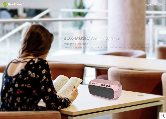 Ασύρματο Bluetooth Ηχείο Multimedia Speaker USB/SD MP3 Player Hands Free Box Music