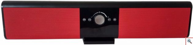 TV Soundbar Bluetooth Ηχείο - Επαναφορτιζόμενο Ηχοσύστημα Αφής USB, Micro SD, AUX, FM & Τηλεχειριστήριο - Wireless Speaker Μπάρα Τηλεόρασης MP3 Multimedia Player