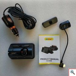 Κάμερα DVR Αυτοκινήτου 4K με Οθόνη για Παρμπρίζ με Αυτοκόλλητο - Andowl Car Camera Q-CA68