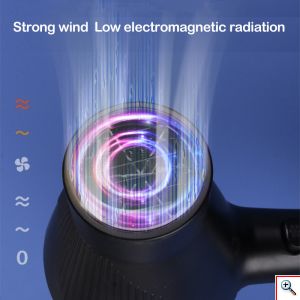 Kemei® Επαγγελματικό Σεσουάρ - Πιστολάκι Μαλλιών 2 σε 1 3800W Ρυθμιζόμενης Ροής Αέρα με Φυσούνα & Λειτουργία Ζεστού και Κρύου Αέρα - Professional Hair Dryer ΚΜ-9824