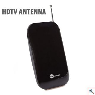 Ψηφιακή HDTV - DVB Κεραία Τηλεόρασης Αυτοενισχυόμενη Υψηλής Απολαβής - TV HD Black Box VHF - UHF - FM