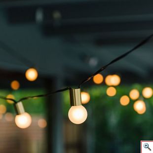 Ηλιακά Χριστουγεννιάτικα Λαμπάκια Λευκού Θερμού Παστέλ Φωτισμού - Φωτάκια 100 LED με Φωτοκύτταρο & Φωτοβολταϊκό Πάνελ 6m