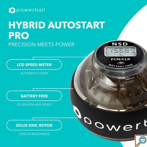 Μπάλα Ενδυνάμωσης - Εκγύμνασης Χεριού - Powerball Hybrid Autostart Pro 280Hz