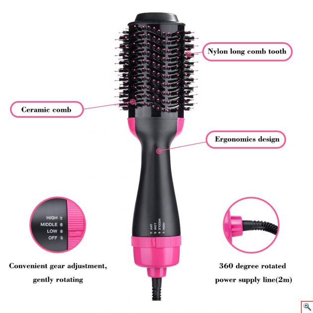 Ηλεκτρική Βούρτσα Μαλλιών - Πιστολάκι 2 σε 1 - One Step Hair Dryer and Styler