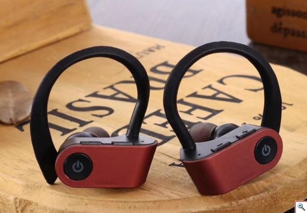 Ασύρματα Ακουστικά Bluetooth σε Κόκκινο Χρώμα - Wireless Bluetooth Powerbeats
