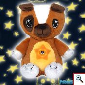 Starry Teddy Προτζέκτορας Αστεριών, Λούτρινο Αρκουδάκι & Νυχτερινό Φωτιστικό LED Νανουρίσματος - Huggable Night Light