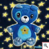 Starry Teddy Προτζέκτορας Αστεριών, Λούτρινο Αρκουδάκι & Νυχτερινό Φωτιστικό LED Νανουρίσματος - Huggable Night Light