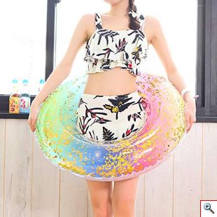 Φουσκωτό Σωσίβιο Πολύχρωμο με Glitter 90cm - Inflatable Float