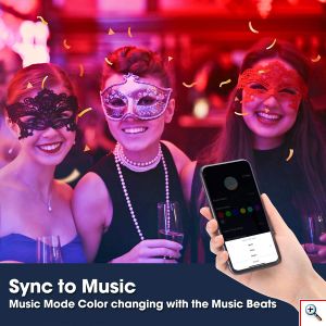 Έξυπνη Ταινία LED Wifi με App Κινητού FunLit® RGB Φωτορυθμικό Funlite SMD5050 3m USB 30LED/2.4W/m 2.4GHz & Ασύρματο Χειριστήριο - Αυτοκόλλητος Ατμοσφαιρικός Φωτισμός Εσωτερικού Χώρου