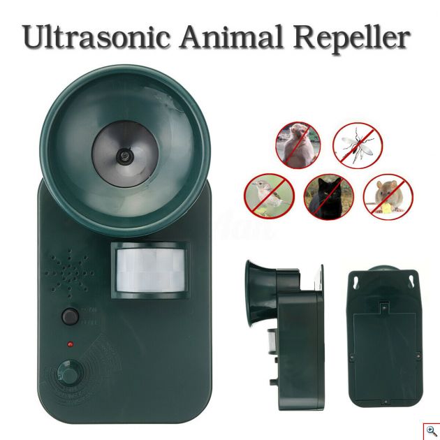 Ασύρματο Απωθητικό Υπερήχων Εξωτερικού Χώρου Για Τρωκτικά, Σκυλιά, Γάτες - Ultrasonic Cordless Repeller