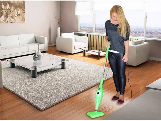 Σκούπα Ατμοκαθαριστής Steam MOP x12 για Απόλυτη Καθαριότητα χωρίς Απορρυπαντικά