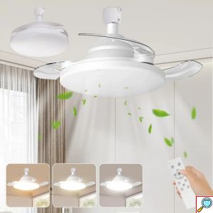 Ανεμιστήρας Οροφής Με Φως LED 120W Και Τηλεχειριστήριο RiXME 