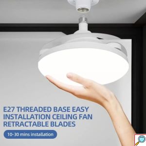 Ανεμιστήρας Οροφής Με Φως LED 120W Και Τηλεχειριστήριο RiXME 