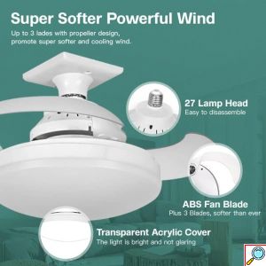 Ανεμιστήρας Οροφής Με Φως LED 120W Και Τηλεχειριστήριο RiXME 