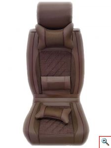 Υπερπολυτελές Πλήρες Σετ - Pu Leather Ανατομικά Καλύμματα Καθισμάτων Αυτοκινήτου 11 Τεμάχια DR-8010
