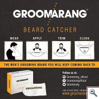 Έξυπνη Μπέρτα Κουρέματος για το Σπίτι - Groomarang Beard Catcher