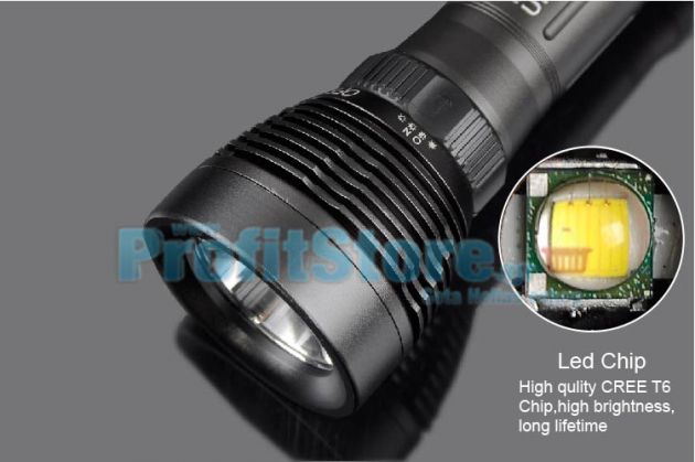Καταδυτικός Φακός Υψηλής Φωτεινότητας 1100LM 100m CREE LED XM-L BAILONG ZK99