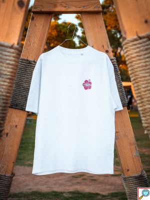 Love Generation Party Tshirt Essential Flower Tee Petrol