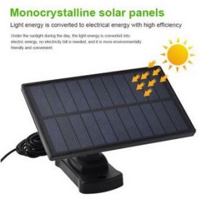 Τριπλός Ηλιακός Προβολέας - Φωτιστικό 138 LED SMD με Ανιχνευτή Κίνησης, Φωτοκύτταρο & Τηλεχειρισμό 