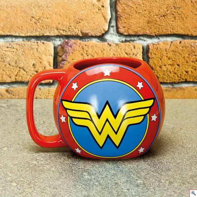 Κούπα 3D Γουόντεργουμαν DC Superhero - 3D Wonder Woman Mug Καφέ, Ζεστού Ροφήματος