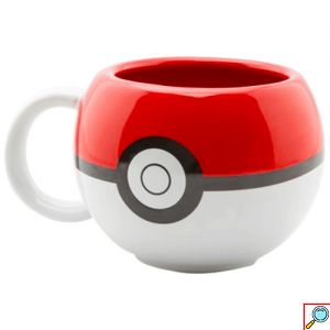 Κούπα Pokemon - 3D Pokeball Κεραμική Κόκκινη 300ml