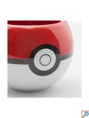 Κούπα Pokemon - 3D Pokeball Κεραμική Κόκκινη 300ml