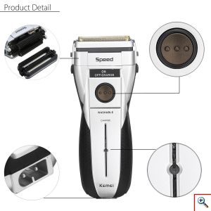Επαναφορτιζόμενη Ξυριστική Μηχανή KEMEI - Professional Rechargeable Shaver KM-1730