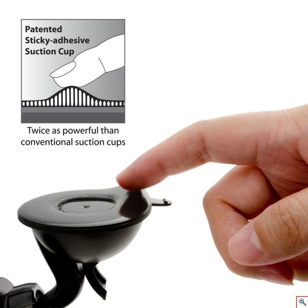 One-Touch Sticky Suction Cup Car Mount