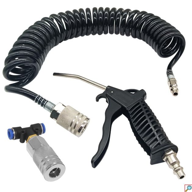 Πιστόλι Αέρος με Λάστιχο Σπιράλ 5 Μέτρα
