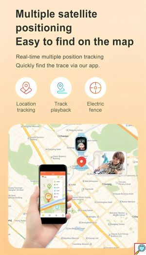 Αδιάβροχο Παιδικό Smartwatch 4G με Εντοπισμό GPS LBS και Βιντεοκλήσεις - Awei Αδιάβροχο Παιδικό Smartwatch 4G με Εντοπισμό GPS LBS και Βιντεοκλήσεις - Awei