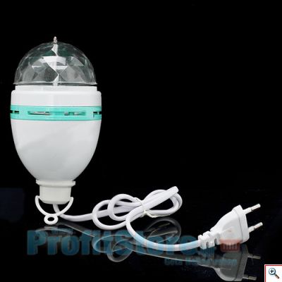 Mini DJ LED Rotating Party Lamp - Πολύχρωμη Λάμπα LED για Πάρτυ