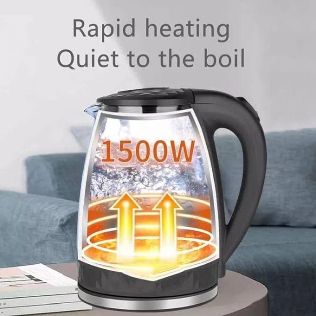 Ηλεκτρικός Βραστήρας 2 Λίτρων 1500W - SOKANY