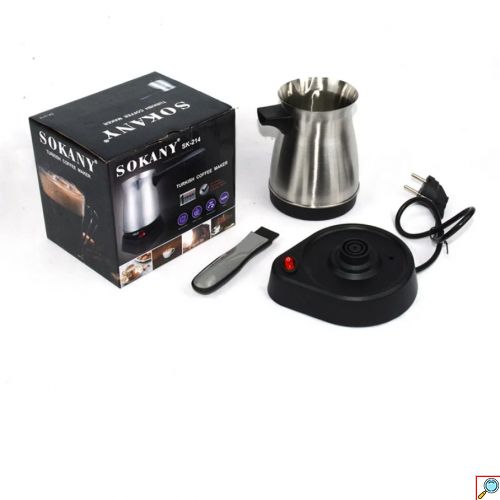 Ηλεκτρικό Μπρίκι Sutai 800W με Χωρητικότητα 800ml για Ελληνικό Καφέ
