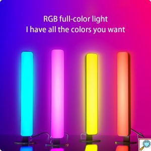 LED RGB Επιτραπέζιο Διακοσμητικό Φωτιστικό Μπάρα με Τηλεχειριστήριο και Ρυθμιζόμενο Φωτισμό 