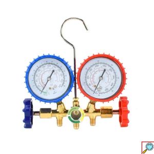 Αναλογικός Ελεγκτής Air Condition με Μανόμετρο R22 R134A R410A Κόκκινο, Μπλε