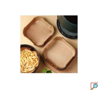 Αντικολλητικά Χαρτιά για Φριτέζα Αέρος - Air Fryer 50 Τεμάχια για Υγιεινό και Αδιάβροχο σε Νερό και Λάδι Μαγείρεμα
