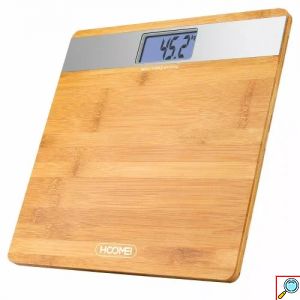 Ψηφιακή Ζυγαριά από Bamboo έως 180kg Hoomei Καφέ